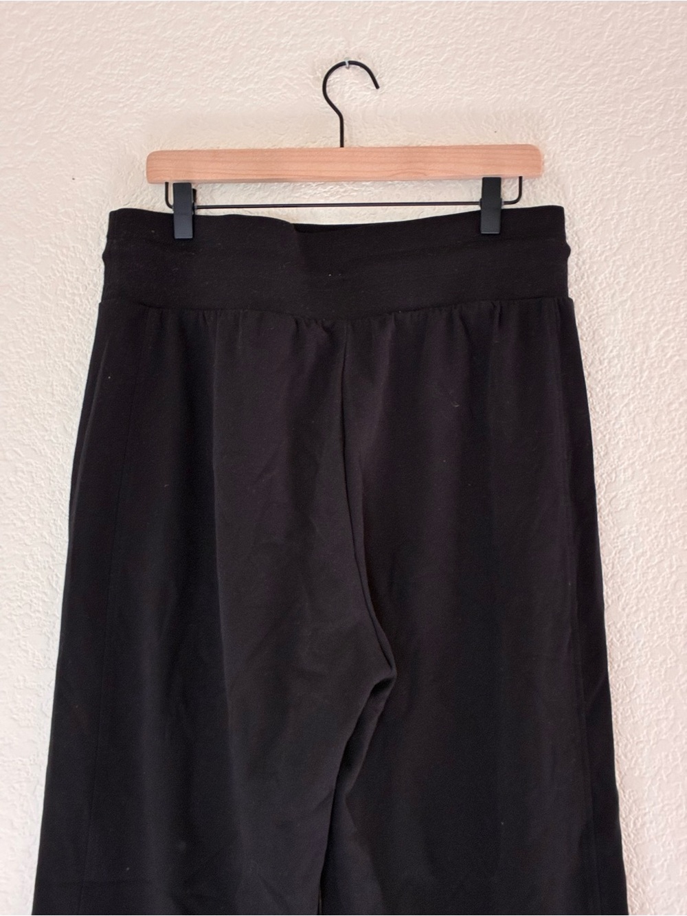 Old Navy | Black Extra high rise wide leg fleece sweatpants size large - Picture 8 of 10
